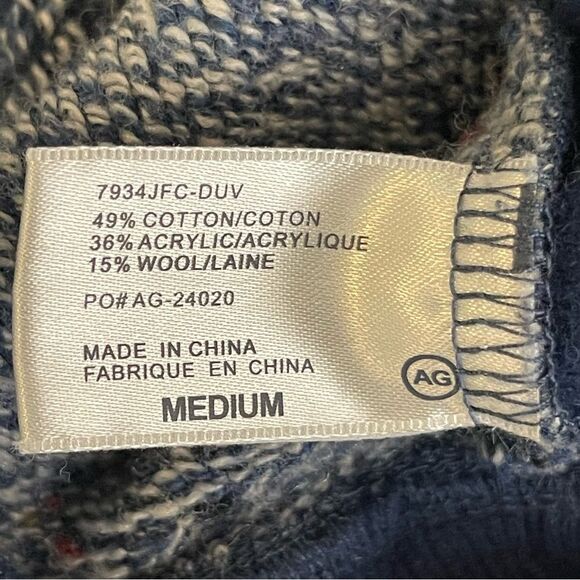 Adriano Goldschmied Mens Cotton Blend French Terry Crewneck Sweatshirt Sweater - Picture 6 of 6